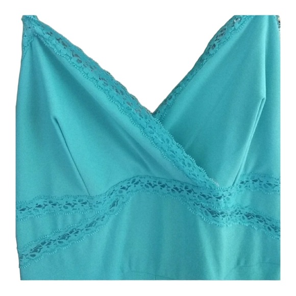 Bongo size X-Large aqua jumpsuit adjustable straps faux wrap slit leg v-neck - Picture 3 of 16